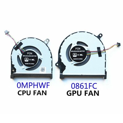   CN-0MPHWF CN-0861FC For DELL INSPIRON 7590 7591 P83F CPU & GPU Cooling Fan  