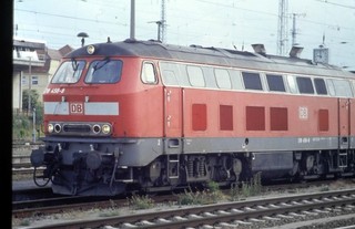 Originaldia DB 218 458 Stendal 18.6.2004