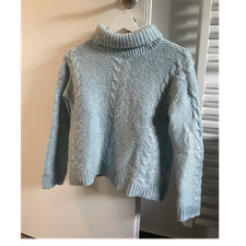 pimkie Damen Pullover XS Hellblau Grobstrick ...