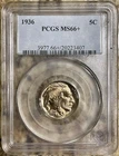 1936 PCGS MS66+ Plus Grade! Buffalo Nickel  See Video