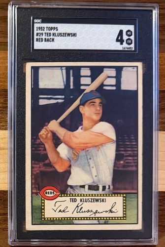 1952 Topps Ted Kluszewski #29 card