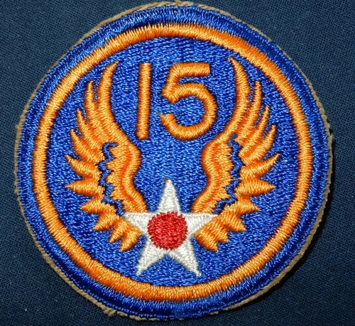 WW2 15th USAF US FIFTEENTH AIR FORCE PATCH USA MILITARY BADGE WORLD WAR II