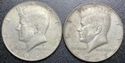 New Listing1967 Kennedy Half Dollar 40% Silver Lot of 2 50C US Coins