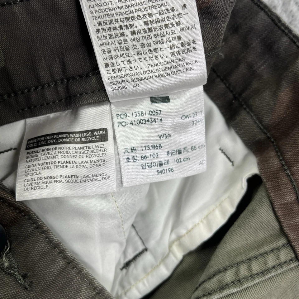 Pantalones Cortos Levis Para Hombres 34 Camuflaje Carga Bolsillo Lona Senderismo Militar Aire Libre Foto 3 de 4