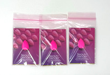 3x Beauty Blender The Original PINK Makeup Sponge Deluxe Sample 1 Inch MINI New