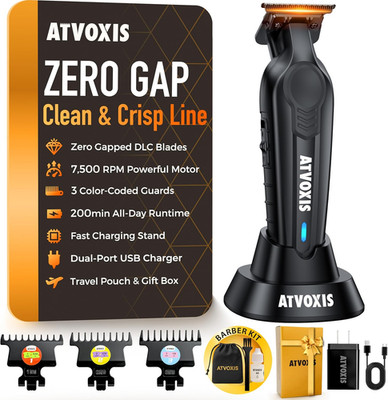 Hair Trimmer for Men, Trimmers for Barbers, Zero Gapped T Liners Clippers, T Bla