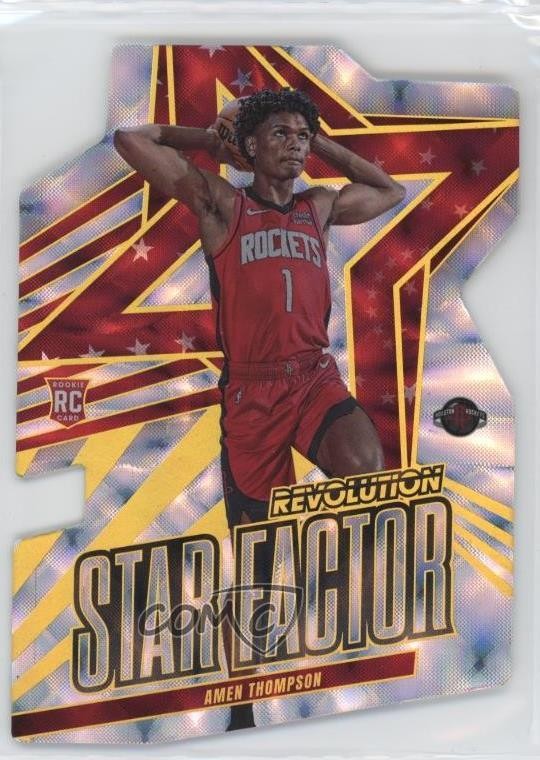 2023-24 Panini Revolution Star Factor Amen Thompson #6 Rookie RC