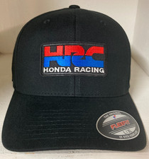 Cappello Berretto Honda Racing HRC Retro FLEXFIT Classico Patch RICAMATO S/M L/XL