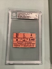 1946 Oct 20 Cleveland Browns v LA Dons BGS Ticket 8 Nm-Mt Otto Graham Motley TDs