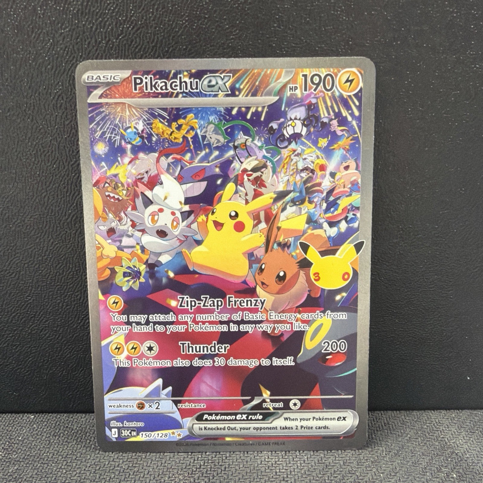 Pikachu 30th Anniversary SIR 150/128 NIGHT | eBay