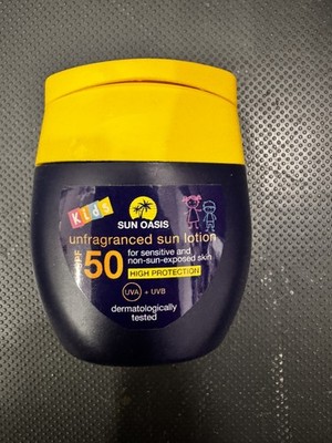 Sun Oasis Kids Unfragranced Sensitive Sonnenlotion LSF 50 hoher Schutz 