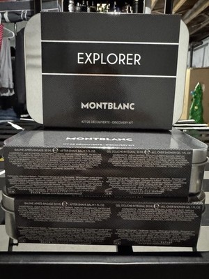 Mont Blanc Explorer Travel Set-7.5 mL EDP/Shower Gel and After Shave 30 mL Each