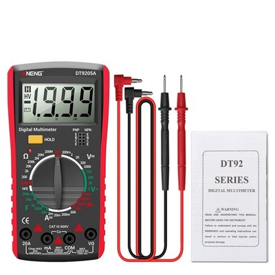  DT9205A Digital Multimeter  Transistor Tester Elektrisches NCV Test3706