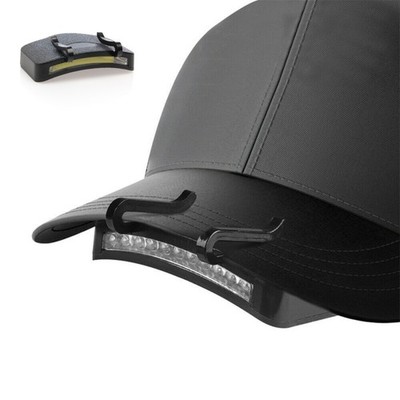 Bright LED Hat Lamp, Clip Under Brim for Hands-Free Light in Workshops & Garage