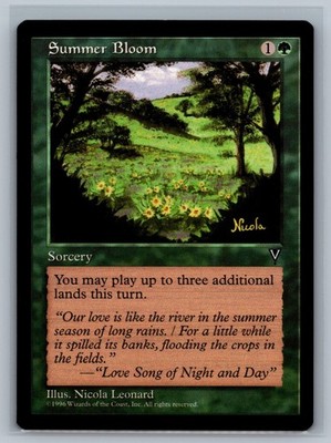 Magic The Gathering Visions Summer Bloom MTG TCG CCG