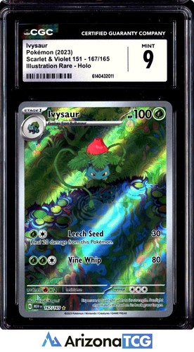 Ivysaur graded CGC 9 for sale on eBay