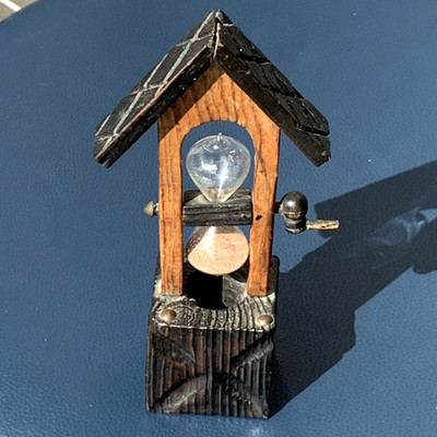 Vintage Eieruhr Schwarzwald Stil Rosa Sand Neuheit Holz Wunschbrunnen