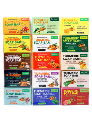 Dr. Girls Turmeric Soap Bar Brightening Skin Deep Cleansing 7.1oz (2PACK)
