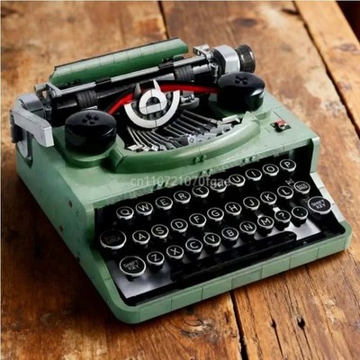 Ideas Typewriter 21327 Building Blocks Set for Adults Collectible Retro Display