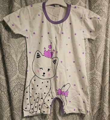 New! Peruvian Pima Cotton Baby Romper Sleeper Short Sleeve By Sydney Size 3 Peru
