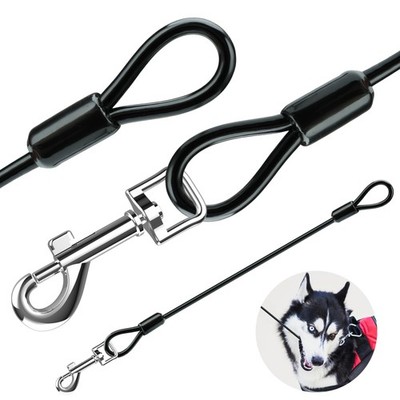 Retractable Dog Leash Add-On Accessory Anti-Bite Rope Protection Pups 2 PCS