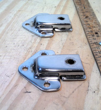 Pair Of Oem Top Frame Or Tonneau Bow Sockets For Mgb Chrome In Good Condition. Pair Of Oem Top Frame Or Tonneau Bow Sockets For Mgb Chrome In Good Condition.