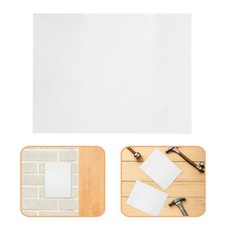 4 Pcs Double Sided Sign Aluminium Blank Metal Signs for Crafting