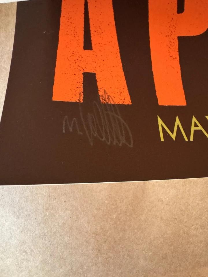 A Perfect Circle AP Poster Tulsa 6/25 – Signed Artist Proof xx/25 Rare Limited - Image 3 of 3