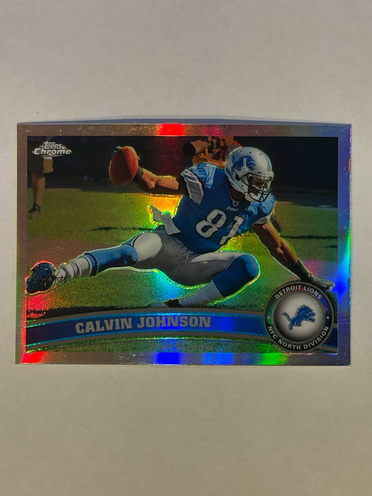 2011 Topps Chrome #8 Calvin Johnson Refractors