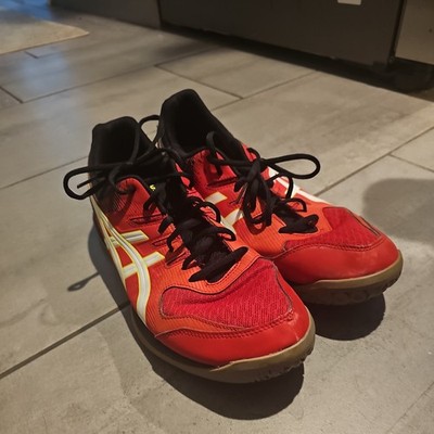 ASICS Gel Rocket Shoes Sneakers Men s Size 13 US Red yellow orange