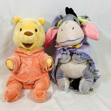 10" Plush Disney Parks Babies Winnie The Pooh Outfit  Eeyore Blanket/Lovey Set