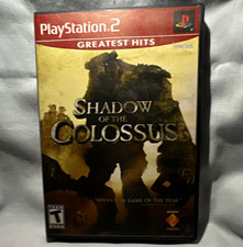 Sony Shadow of the Colossus Greatest Hits PS2 Game Disc Case Manual T NTSC