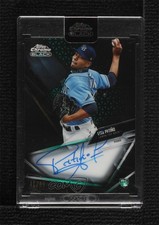 2021 Topps Chrome Black Green Refractor 41/99 Luis Patino Patiño Auto 10t4