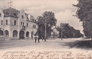 Braunschweig 1903 Holst`s Garten Wolfenbüttler Strasse