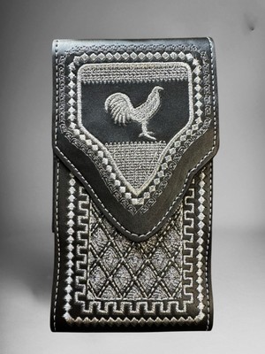 Funda Celular Vaquera Piteado Telefono Gallo Western Style Phone Holster Rooster