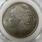 1921 P Morgan Silver Dollar $1 Coin.  004