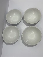 J & G Meakin Sterling Colonial English Ironstone Set Of 4 Cereal Bowls 6 3/8" D