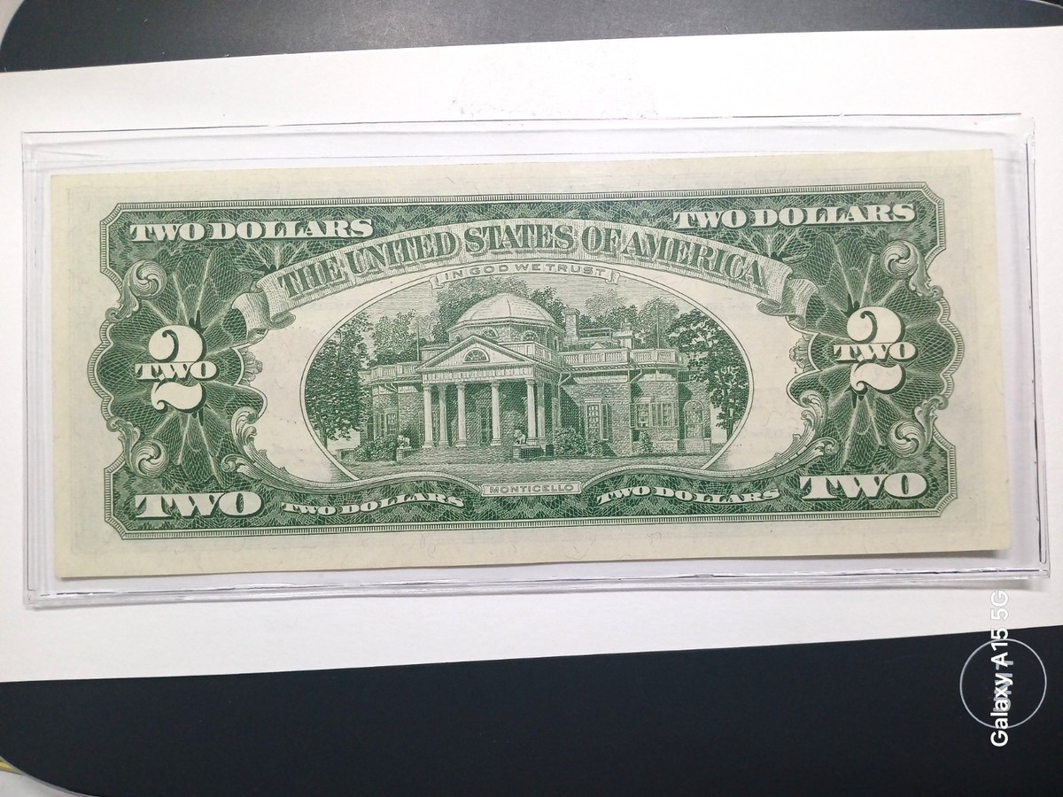 Charlie.B 2点目から180円引さま 1963 A series $2 Bill Uncirculated Condition. Serial # A13372859A