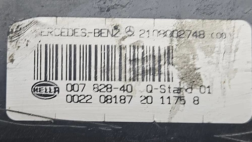 2108002748 Schließanlage für MERCEDES-BENZ CLASE E (BM 210) BERLINA * 1 2346550 - Bild 2 von 6