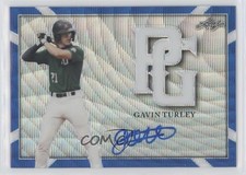 2021 Leaf Perfect Game National Showcase Blue Wave 9/9 Gavin Turley Auto 02fg