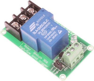 30A 1 Channel Relay Module High Low evel Trigger Optocou Style: 1-Channel 12V