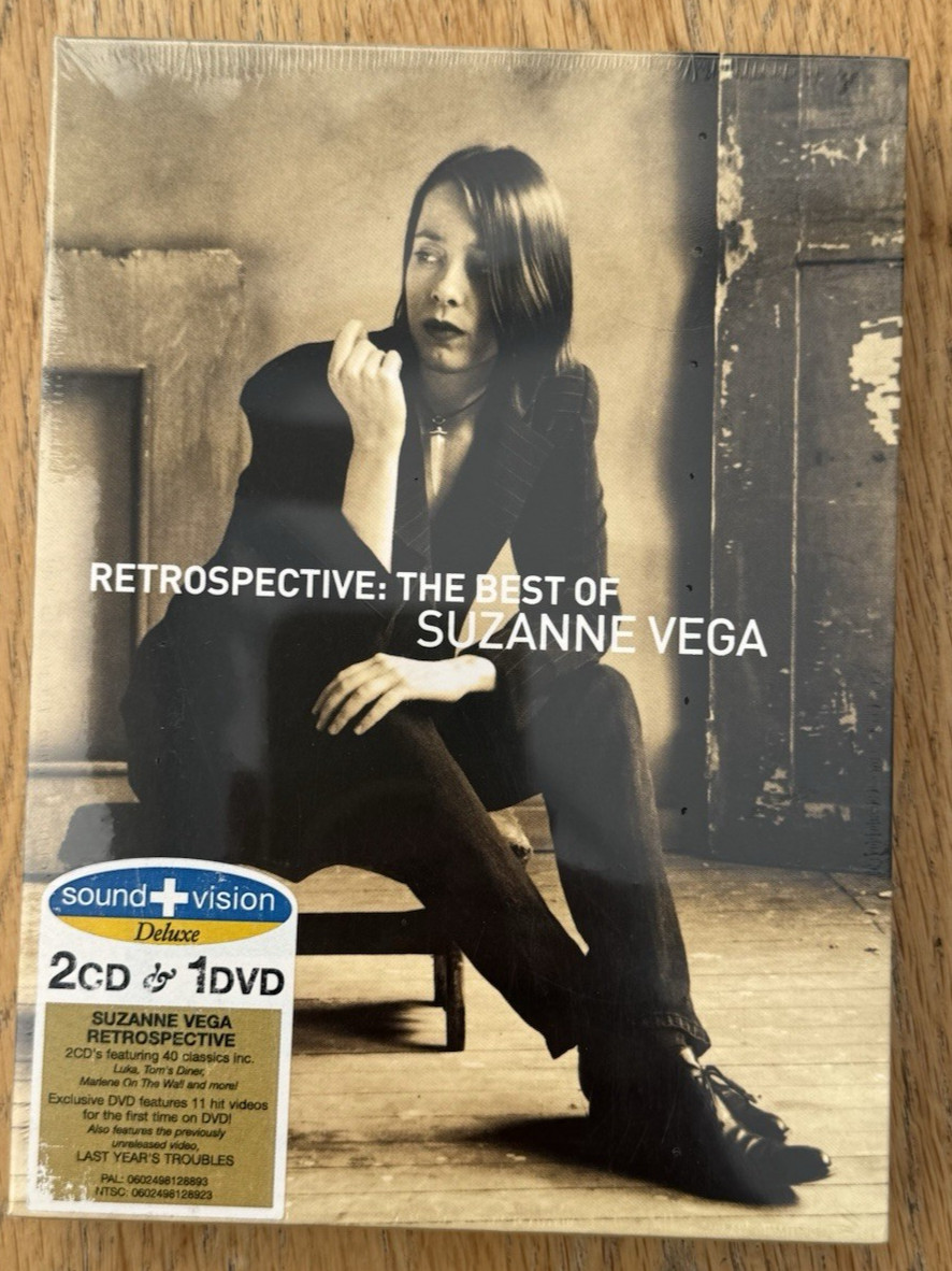 Retrospective The Best Of Suzanne Vega Sound + Vision Deluxe 2 CD & DVD New