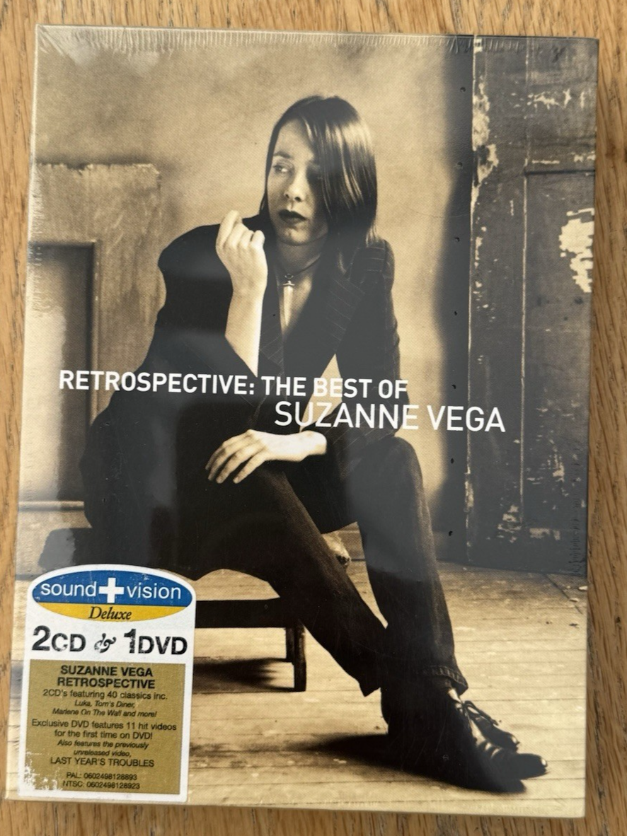 Retrospective The Best Of Suzanne Vega Sound + Vision Deluxe 2 CD & DVD New