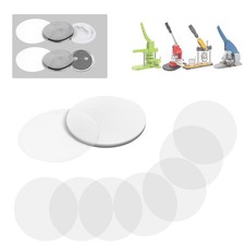 200 PCS 70mm 2.76 Inch Clear Badge Protective Film 2.25 Inch 58mm Maker