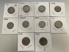 #19 Lot of 10 Buffalo Nickels 1936(9), 1936S.