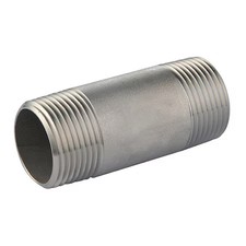 3/8" Mnpt X 18" Tbe 316 Stainless Steel Pipe Sch 80, E6bnc18