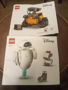 LEGO 43279 Instructions Only, WALL-E and EVE, 2 Booklets, 156 Pages, 2025