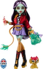 Monster High Jinafire Long Doll, Dragon with Pet Dog Cloudy “Yun 
