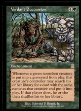 Verdant Succession LP Light Play Odyssey MTG [6891]