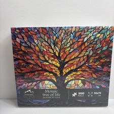 Mosaic Stained Glass Puzzle Tree of Life 1000 Pieces PickForU NEW